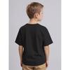 European sizes Boys' Size 67 Graffiti Melted Style Short Sleeve T-Shirt, Trendy Cool Street Style Digital Print Top