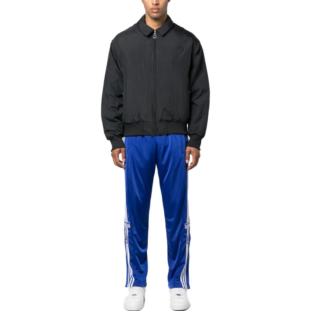 Adidas Puffer Jackets Men's Black Lapel Moderate Puffer Jacket HR8675