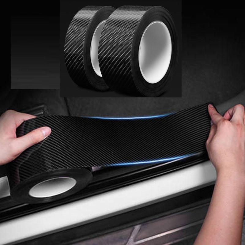 

Защитная накладка на порог автомобиля, накладка, наклейки из углеродного волокна, защита бампера, внутренняя крышка, существующая дверь, анти-