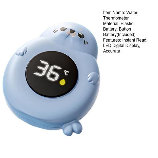 Babyparty Thermometer Sofortablesung LED Digitalanzeige Wassertemperaturthermometer Genaues Badewannenarmatur Temperatur