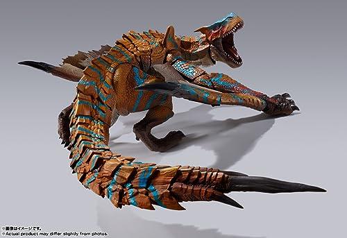 TAMASHII NATIONS S.H. MonsterArts Monster Hunter Rise Tigrex Approx. 300mm PVC & ABS Painted Action Figure