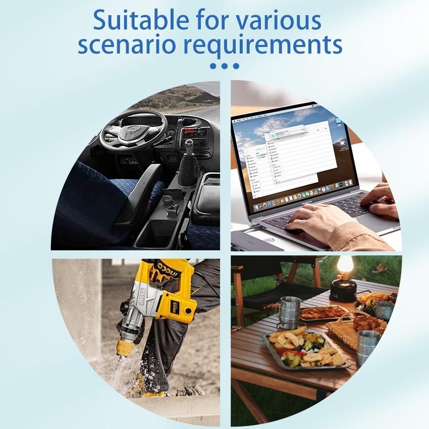 Portable Solar Power Inverter Pure Sine Wave  DC12V 24V To AC 220V Trave Truck Car Converter Home Appliance