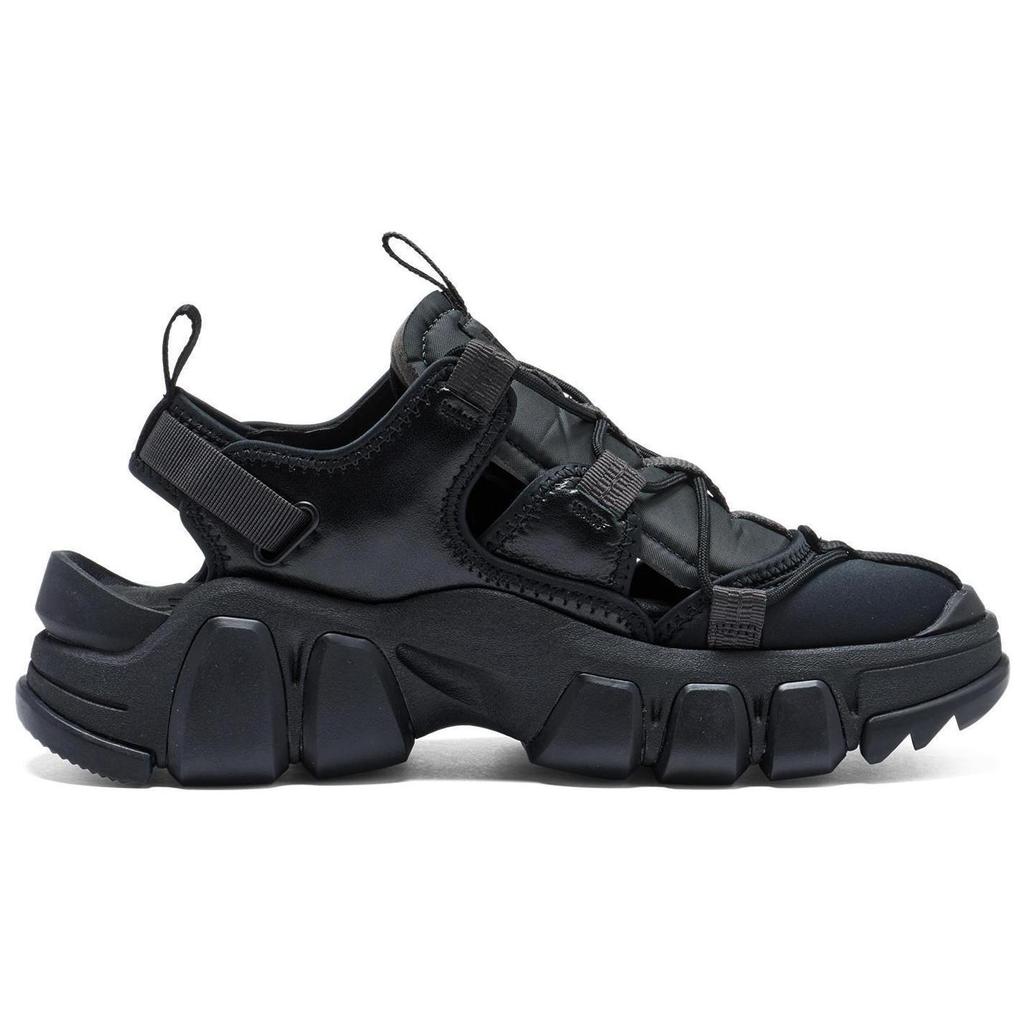 Onitsuka Tiger Dentigre Cage Comfortable Versatile Beach Sandals Unisex Sandals Black 1183C189-001