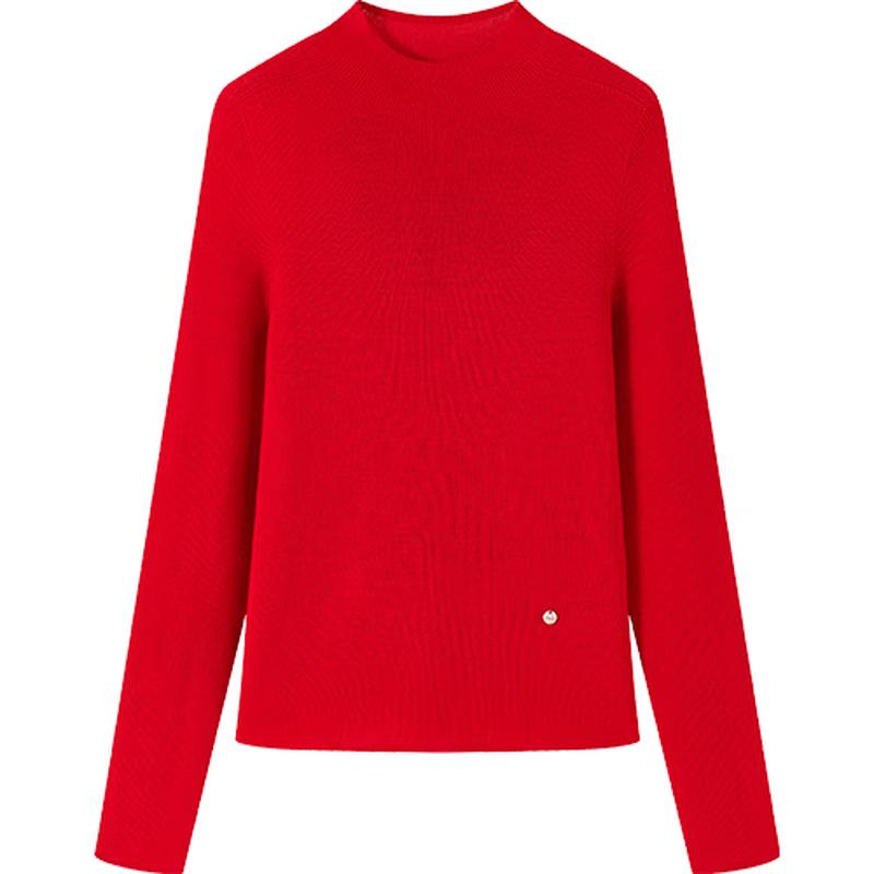 YEEHOO Girls  Merino Wool Half-High Collar Sweater 160