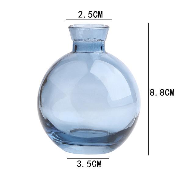 Classic Creative Vase Top Quality Glass Transparent Hydroponic Vase Living Room Flower Vase Home Decoration