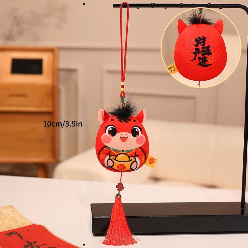 Chinese New Year Decoration 2026 Horse Mascot Pendants Cute Horse Hanging Ornament Spring Festival Zodiac Horse Pendant