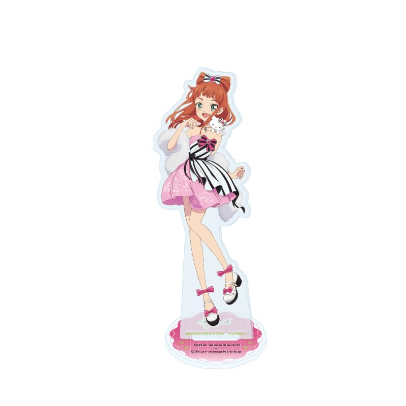 Aikatsu x Sanrio Characters 04 Ako Saotome x Charmy Kitty Illustration Acrylic Stand Stars! [Collaboration [Life-Size]]