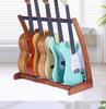 Solid Wood Multi-Guitar Display Stand with 5-Head and 3-Head Options