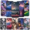 Japanese Anime Landscape Art Phone Case For iPhone 16 13 15 14 12 11 Pro MAX XR X SE XS 7 8 Plus Soft TPU Shell Cover