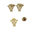 European American Broken Soul Clown Brooch Cufflinks Retro Middle Ancient Style Horror Easter Essential Clothing Accessories