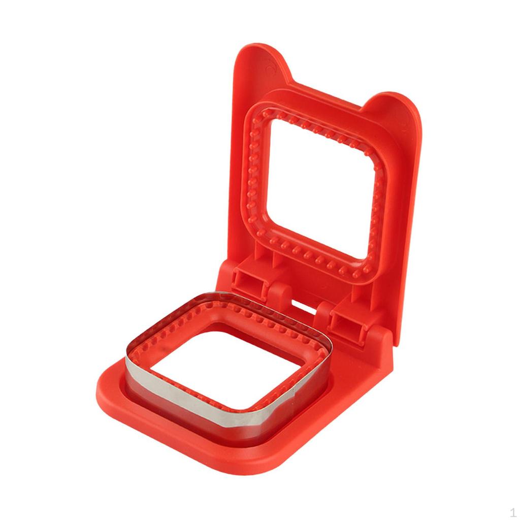 2 in 1 Sandwich Cutter and Sealer Bread Pancake Maker Small Food Grade Materials Easily Cleaning DIY