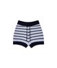 Bb' BENETTON Striped Knit Shorts (Blue)