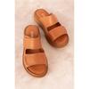 Women's Genuine Leather Wedge Heel Summer Slippers Clogs