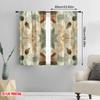 2 szt., druk płaski 2D Minimalistyczne zasłony Floral Mirage Tkanina poliestrowa (bez pręta) Dekoracje do użytku domowego do sypialni &