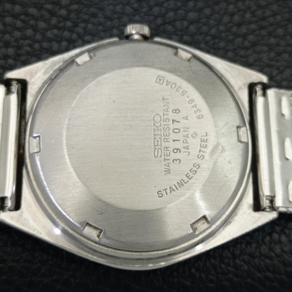 AUTOMATIC VINTAGE SEIKO 5 JAPAN 6309A MENS YELLOW COLOR DIAL WATCH A702725-1 R210-a702725