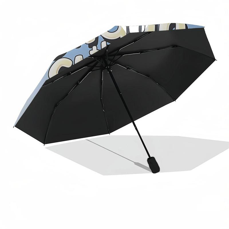 1 Guarda-chuva Dobrável Automático Ovelha Shaun, Design Portátil Dobrável, Acessório Casual para Exterior L1127041