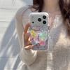Colorful Rhinestone Butterfly Stand Phone Case for iPhone 17, 16 Pro Max, 15, 14