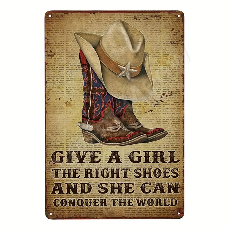 West Cowboy Tin Sign, I'm Your Huckleberry Vintage Metal Sign, Wall Art Poster, Dominic Sign for Bar, Garage, Cafe, Decor
