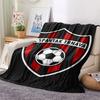 1PC FC Spartak Trnava Patterned Flannel Blanket Suitable For All Seasons for Home Decor Warmth and Comfort Gifts Holiday Present