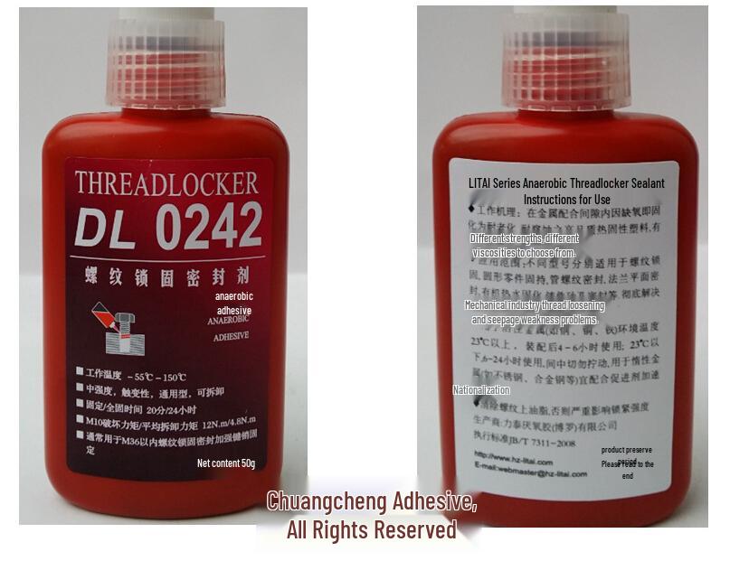 LITAI 242 Medium Strength Anaerobic Threadlocker - General Purpose Adhesive