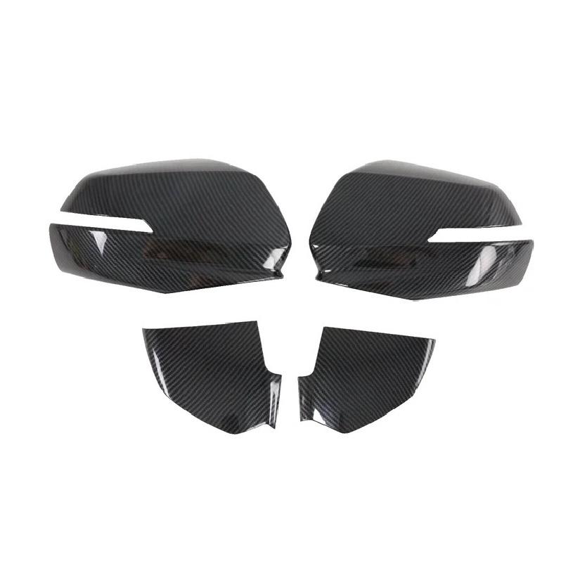 For Chevrolet Blazer      2024 Car Rearview Side Mirror Cover Wing Cap Exterior Door Housing Shell ABS Trim