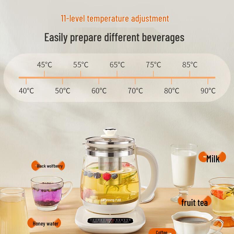 Joyoung 1.5L Multifunction Electric Health Pot CN Plug (adapter Included)