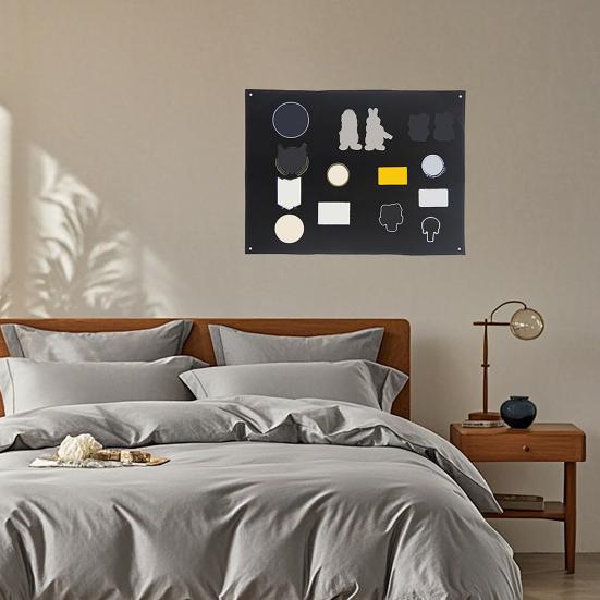 Taktyczna tablica do ekspozycji naszywek, montowana na ścianie, składana, wojskowa tablica na naszywki, rzep, uchwyt na naszywki taktyczne, na naszywki wojskowe, odznaki morale, imienne