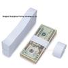 Universal Double-Sided White Currency Straps for Cash Management