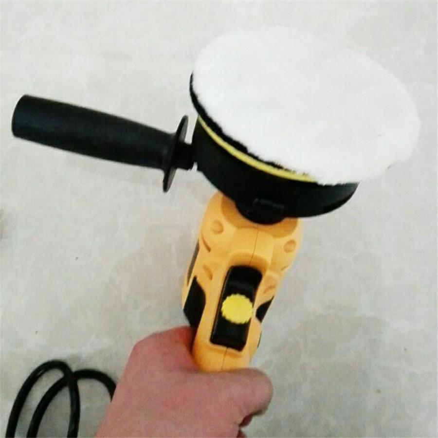 Durable Car Polisher Buffers Polishing Waxing Machine Adjustable-Speed W/Wrench
