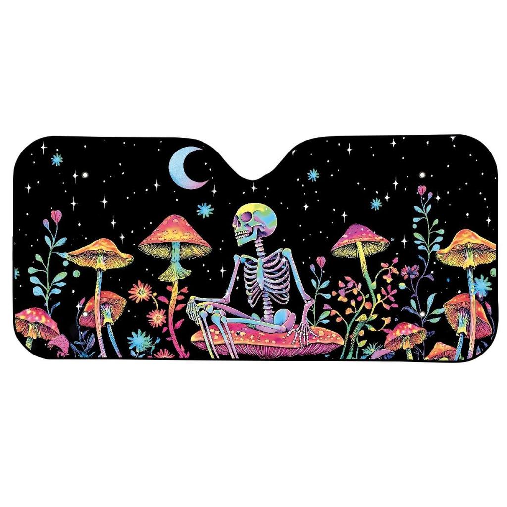 Mushroom Series Car Sunshade: Lightweight, Portable, Customizable Summer Heat Insulation