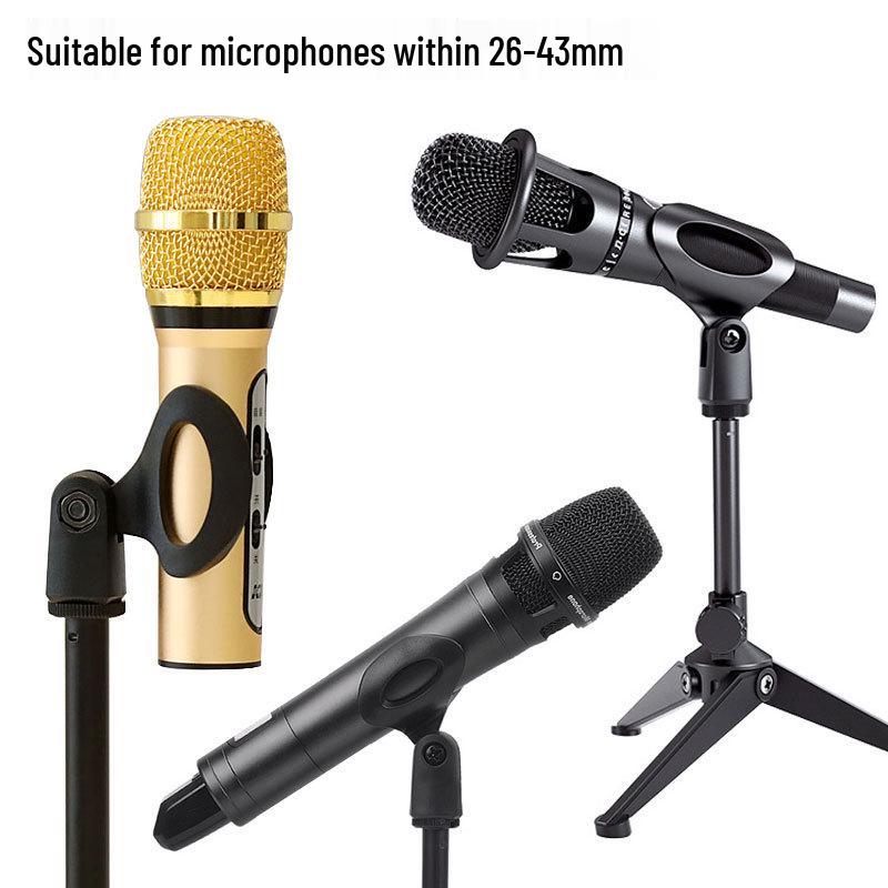 Foldable Desktop Microphone Tripod Stand for Live Streaming and Douyin Streamers