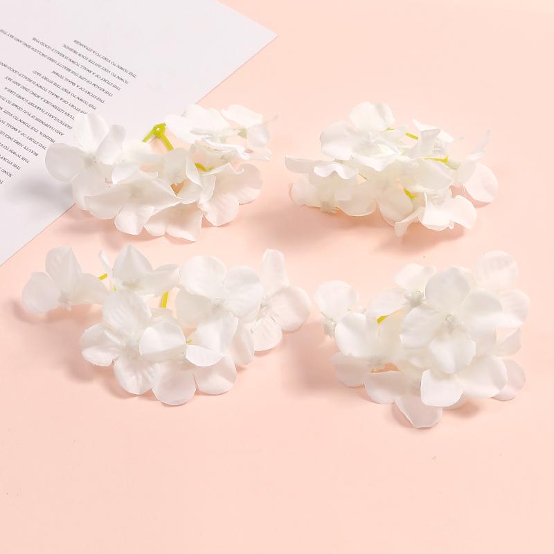 5 Stück Weiße Serie Künstliche Rosen Kombination Raum Tischdekoration Outdoor Party Hochzeitsdekoration DIY Kranzzubehör