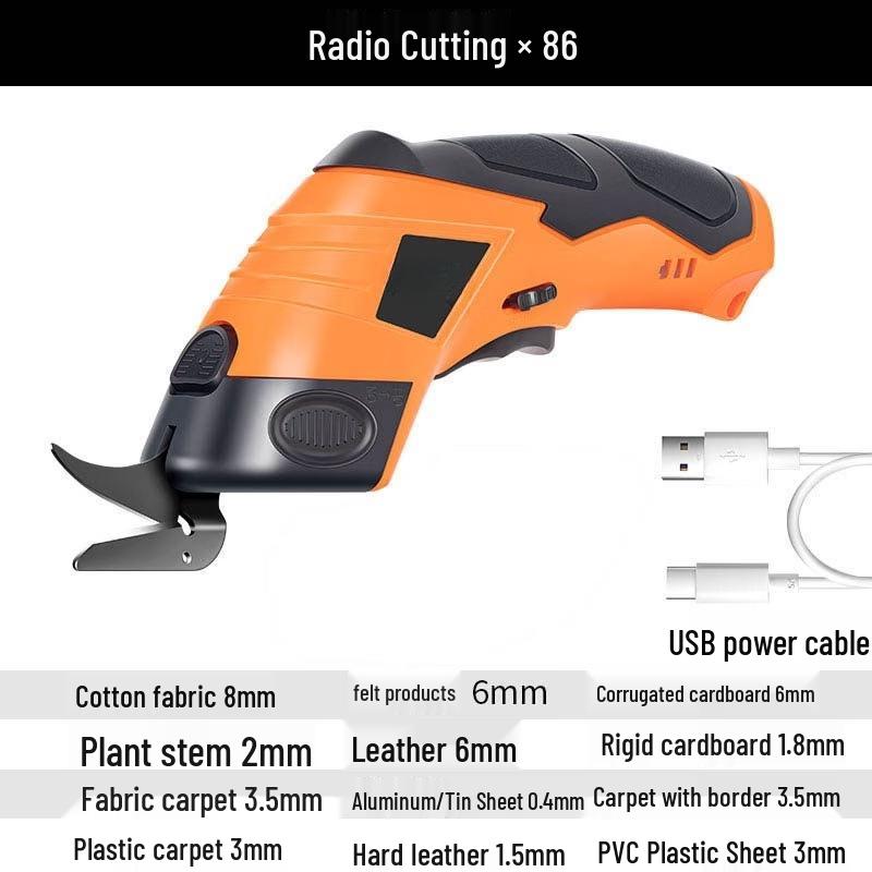 Wireless Electric Fabric Cutting Scissors CN plug (adapter included)