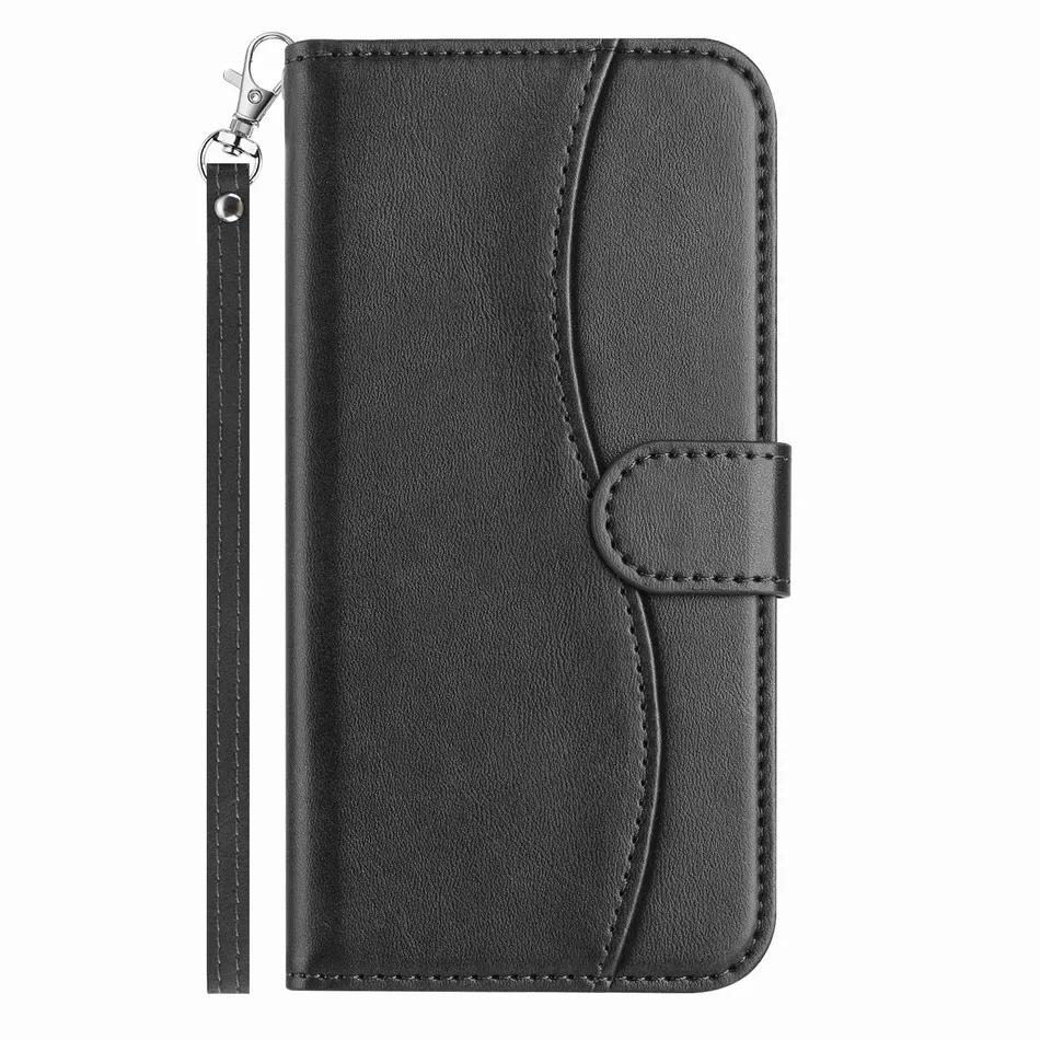

Simple S Line Flip Cases For Samsung Galaxy S25 S24 S23 S21 S20 FE S22 Plus Ultra Wallet Card Pocket Protect Phone Cover #DDB For Galaxy S20 Ultra