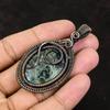 Kambaba Jasper Pendant Copper Wire Wrapped Gemstone Pendant Handmade Designer Pendant Copper Jewelry Gift For Her Jasper Jewelry For Mother