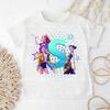 K-pop Demon Hunter Children's Cotton T-shirt for Girls - Sports Shirt - 2026 New Summer Short-Sleeved Casual Top - A-Z Letters