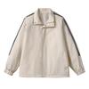 2026 Men's Autumn Stand-up Collar Jacket: Trendy Loose-Fit Outdoor Casual Top for Couples