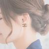 Chanel ABD310_B16658 Pierce Gold Metal/crystal Women