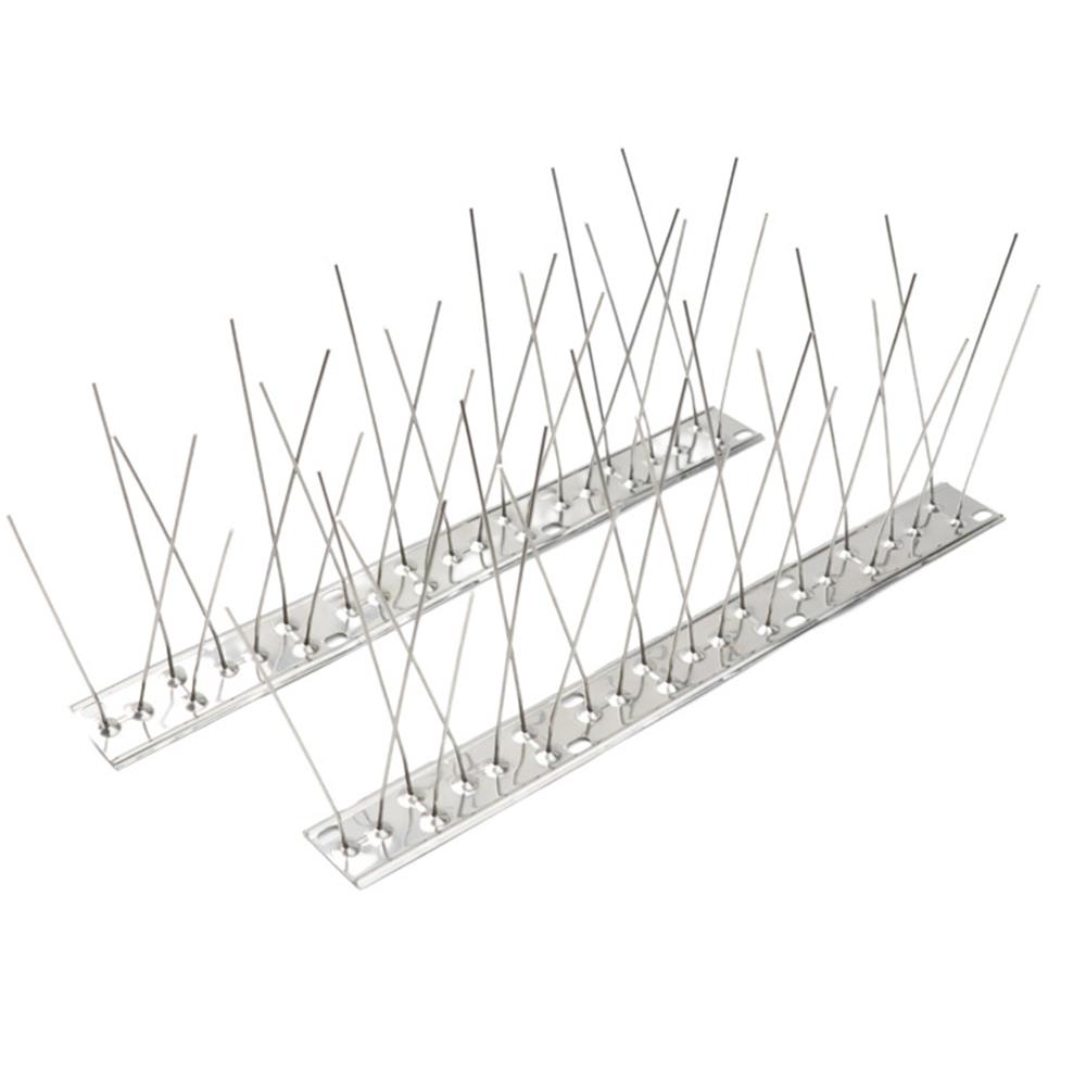 Stainless Steel Pigeon Spikes Bird Repeller Deterrent Traps Anti-bird Repellent Pest Control Garden Balcony Thorn Nail Kit
