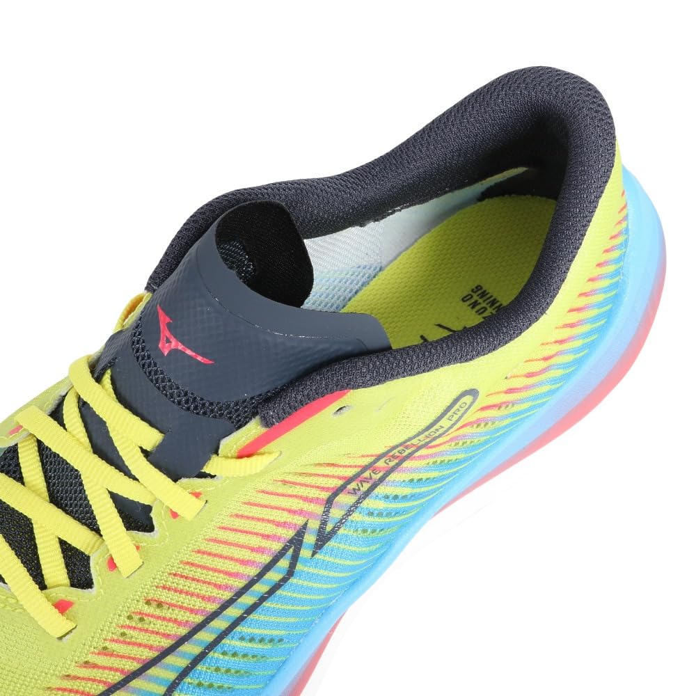 Laufschuhe Wave Rebellion PRO Gelb x Schwarz x Blau cm 2E [Mizuno] (Asymmetrisch) 27,0