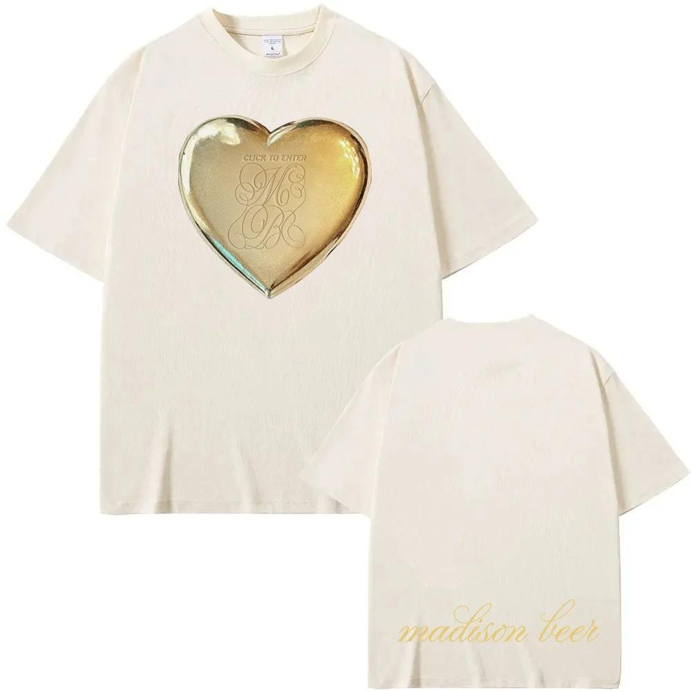 Madison Beer Tour 2026 Peripherals Graphic Print Tshirt Men Women Fashion Oneck Summer New Tee Oversize Hignstreet Casual Top