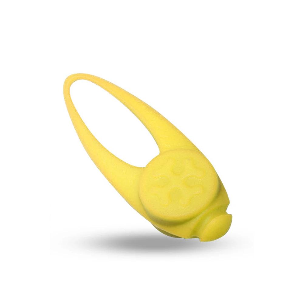 Safety Flashing Glow Light New Pet Led Silicone Rubber Pendant Blinking Led Collar Luminous Pendant for Pet Dog Puppy Necklaces