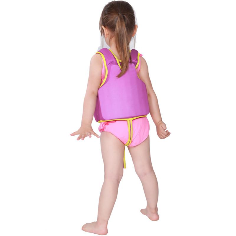 Letnie dziecięce kamizelki ratunkowe bez rękawów do pływania dla dzieci Chłopcy dziewczęta Regulowane kamizelki ratunkowe Cartoon Balanced Flotation Swimsuit