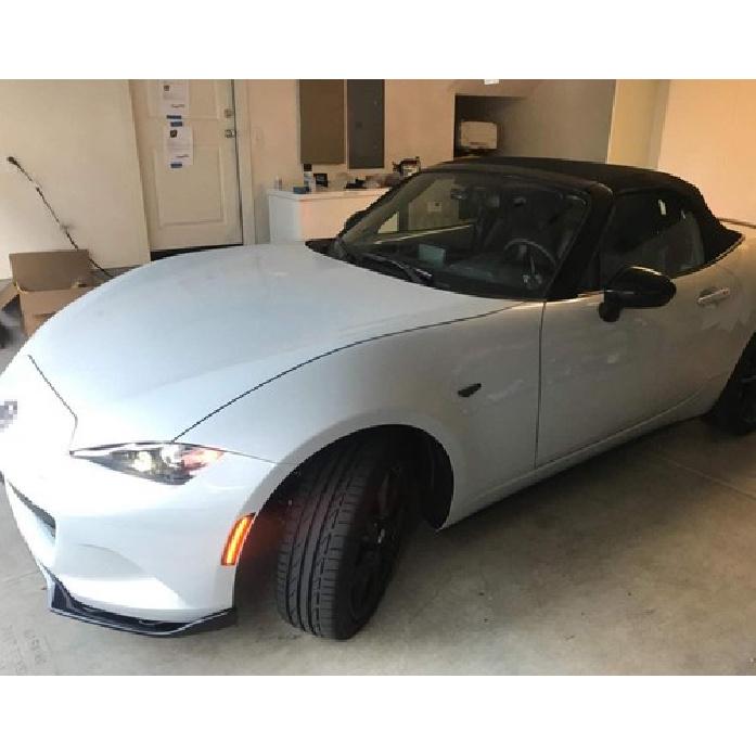 JDM Smoked Lens Amber LED Front Side Marker Lights For 2016-up Mazda MX-5 Miata