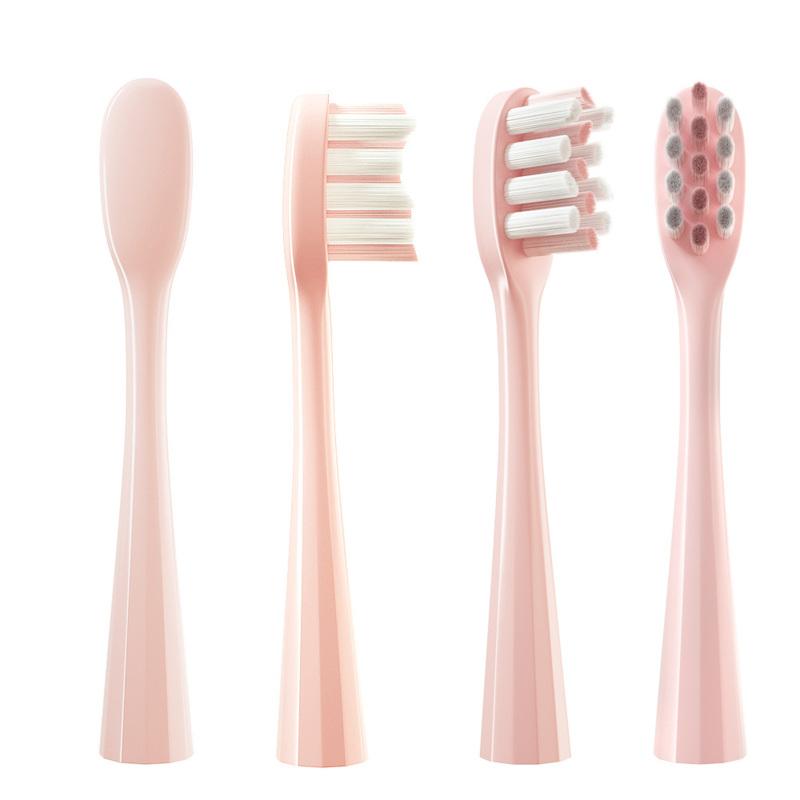 4 szt. Wymienne główki szczoteczki Miękkie włosie Dogłębne czyszczenie Kompatybilne z elektryczną szczoteczką do zębów Usmile