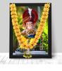 Tia Crafts Waschbare Handgemachte Künstliche Sevanti Foto Girlande, Blumen Mala für Fotorahmen & Götzenbilder (Gelb)