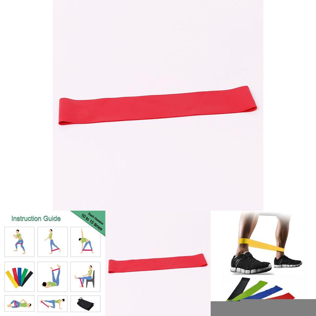 Latex Yoga Ring Resistance Band Fitness Elastic Resistance Strap Athletic Training Pull Resistance Elastic Ring Pull Ring