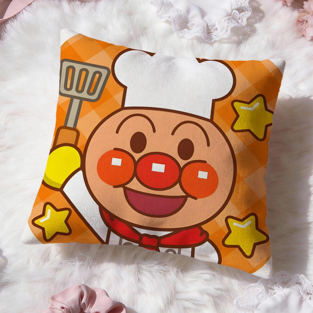 Anime A-AnpanmanS Cushion Cover Premium Comfort Reversible Pillow Cove -Two in One Design for Any Room & Car Interior