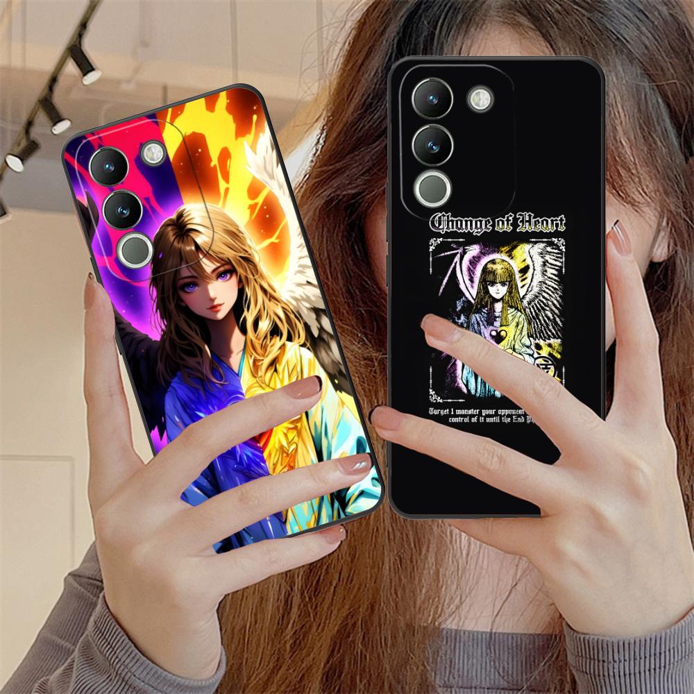 Yugioh Change of Heart Phone Case for VIVO V60 V50 V40 V30 V29 V27 V25 V23 Pro Lite 5G Colorful Printing Cover Luxury Cover