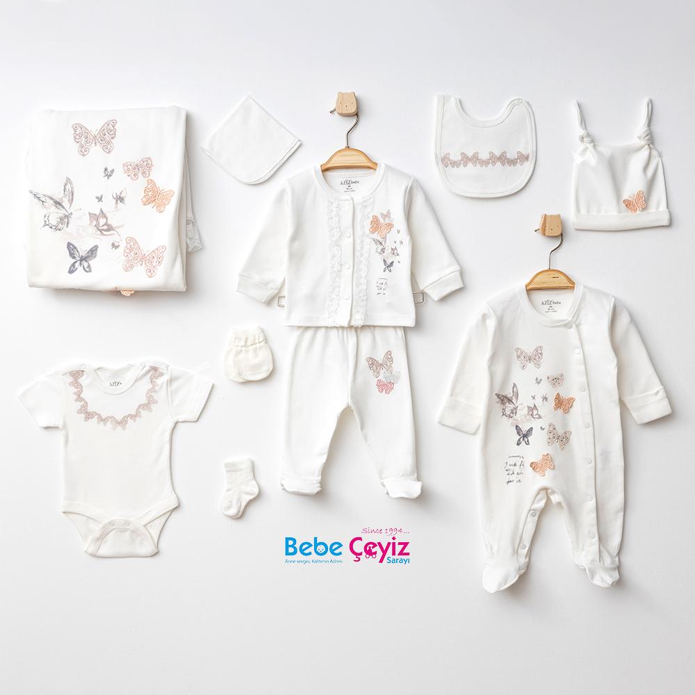 Buy Hospital Delivery Set for Newborn Babies, 10-piece Cotton